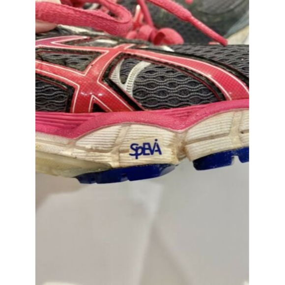 Asics Womens Gel-Flux‎ 2 Running Shoes Multicolor T568N Lace Up Low Top Mesh 10M - Picture 8 of 12